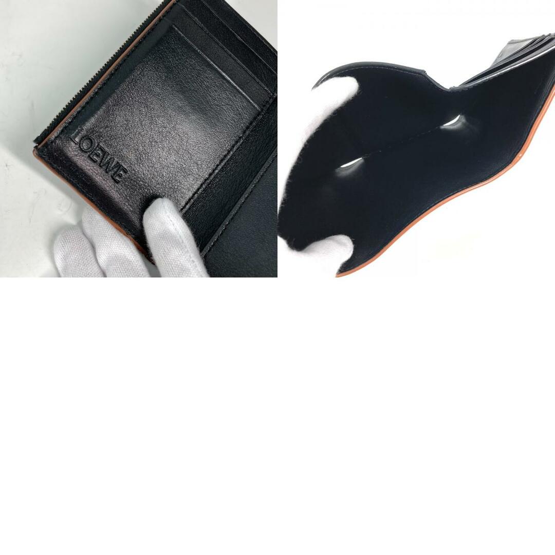 LOEWE(ロエベ)のロエベ LOEWE アナグラム トライフォールド ウォレット C821S33X01 コンパクトウォレット 3つ折り財布 レザー ブラック レディースのファッション小物(財布)の商品写真