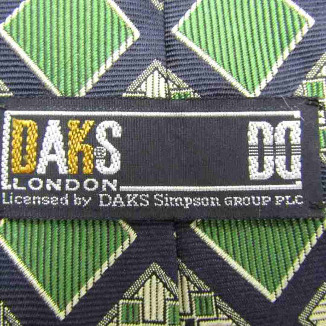 DAKS(ダックス)のダックス ブランド ネクタイ 総柄 シルク PO  メンズ グリーン DAKS メンズのファッション小物(ネクタイ)の商品写真