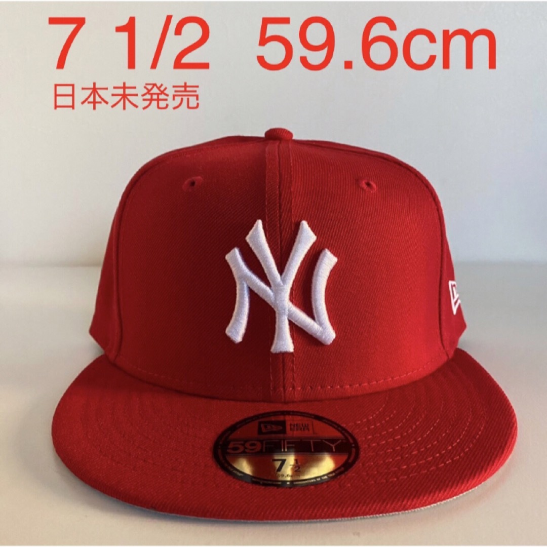 NEW ERA(ニューエラー)のNew Era Cap 1/2 ツバ裏グレー ニューエラ ヤンキース キャップ メンズの帽子(キャップ)の商品写真