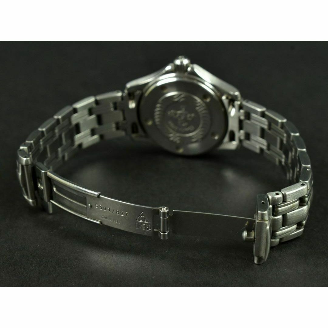 OMEGA(オメガ)のOMEGA オメガ シーマスター 120m 腕時計 クォーツ ネイビー シルバー レディースのファッション小物(腕時計)の商品写真