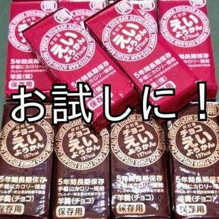 井村屋 えいようかん ６本 チョコ えいようかん ４本 羊羮 保存用 お菓子