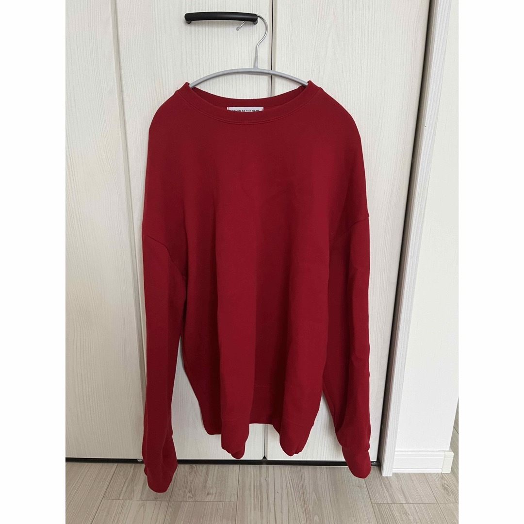 ZARA(ザラ)のASCLO Perfect PK Sweat Shirt スウェット　赤 メンズのトップス(スウェット)の商品写真