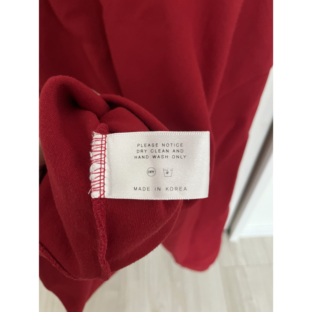 ZARA(ザラ)のASCLO Perfect PK Sweat Shirt スウェット　赤 メンズのトップス(スウェット)の商品写真