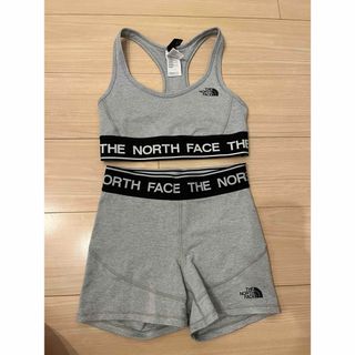 ザノースフェイス(THE NORTH FACE)のノースフェイス　下着　Sサイズ　グレー(ブラ&ショーツセット)