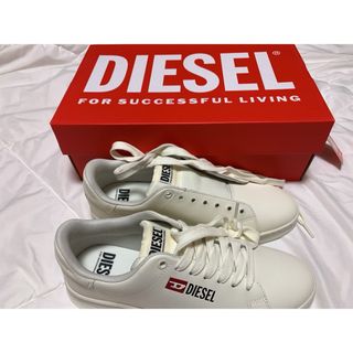 DIESEL - [ディーゼル] メンズ カウレザー ローカットスニーカー Y03215P5591