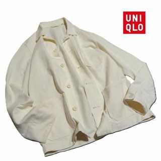 ユニクロ(UNIQLO)の●UNIQLO/ユニクロ●　メンズS　ウォッシュジャージーワークジャケット(テーラードジャケット)