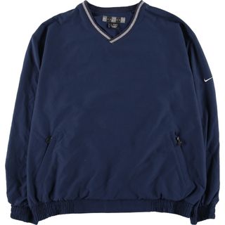 ナイキ(NIKE)の古着 00年代 ナイキ NIKE GOLF ゴルフ Vネック ウォームアッププルオーバー メンズXL /eaa435644(ナイロンジャケット)