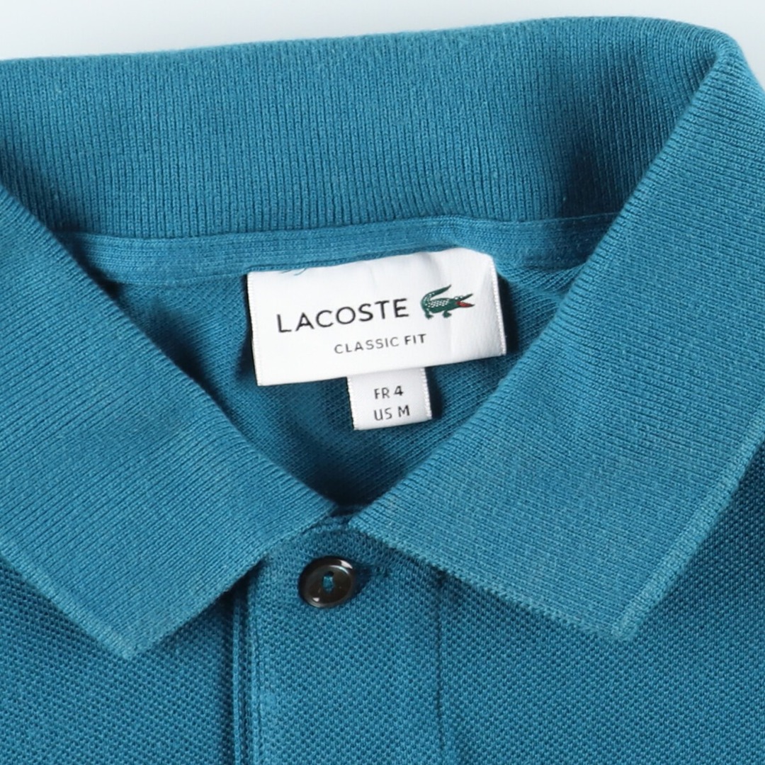 LACOSTE(ラコステ)の古着 ラコステ LACOSTE CLASSIC FIT 半袖 ポロシャツ 4 メンズM /eaa436598 メンズのトップス(ポロシャツ)の商品写真