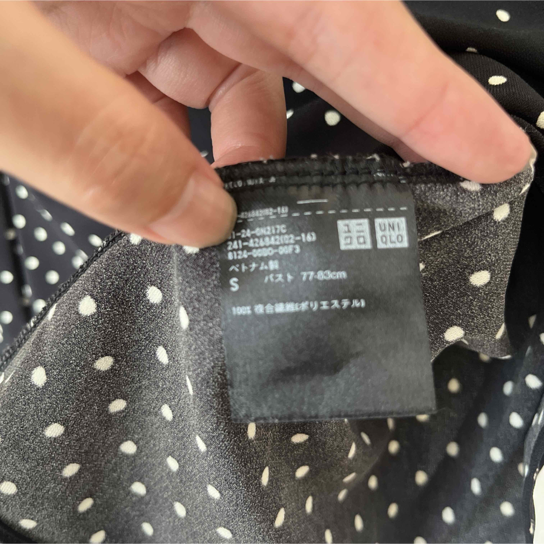 UNIQLO(ユニクロ)の《UNIQLO》 水玉 ドット セットアップ ワンピース レディースのレディース その他(セット/コーデ)の商品写真