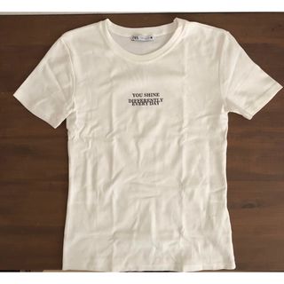 ZARA - ZARA 英字プリントTシャツ