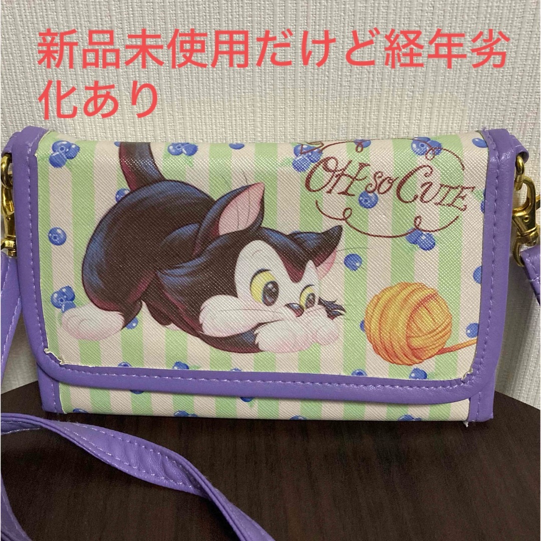 Disney(ディズニー)のディズニー　フィガロ　スマホショルダー エンタメ/ホビーのおもちゃ/ぬいぐるみ(キャラクターグッズ)の商品写真