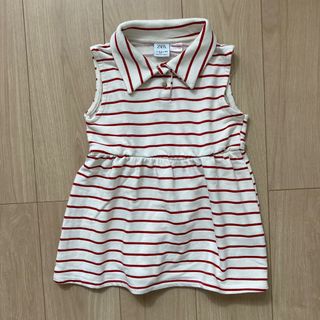 ZARA KIDS - zara baby ザラベビー ボーダー　ワンピース　チュニック　104