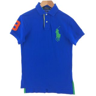 ラルフローレン(Ralph Lauren)の古着 ラルフローレン Ralph Lauren POLO RALPH LAUREN CUSTOM FIT ビッグポニー 半袖 ポロシャツ メンズXS/eaa382061(ポロシャツ)