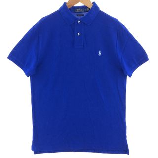 Ralph Lauren - 古着 ラルフローレン Ralph Lauren POLO RALPH LAUREN CUSTOM SLIM FIT 半袖 ポロシャツ メンズM /eaa382063