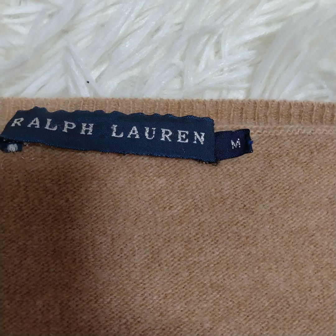 POLO RALPH LAUREN(ポロラルフローレン)のRalph Lauren ニット セーター カシミヤ混 M ベージュ レディースのトップス(ニット/セーター)の商品写真