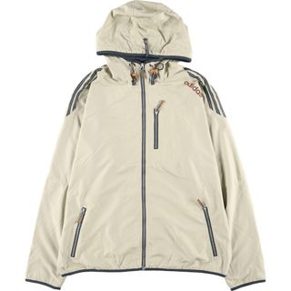 アディダス(adidas)の古着 00年代 アディダス adidas フード付き ウインドブレーカー メンズXL /eaa440108(ナイロンジャケット)