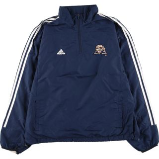 アディダス(adidas)の古着 アディダス adidas ハーフジップ ウォームアッププルオーバー メンズXL /eaa440115(ナイロンジャケット)