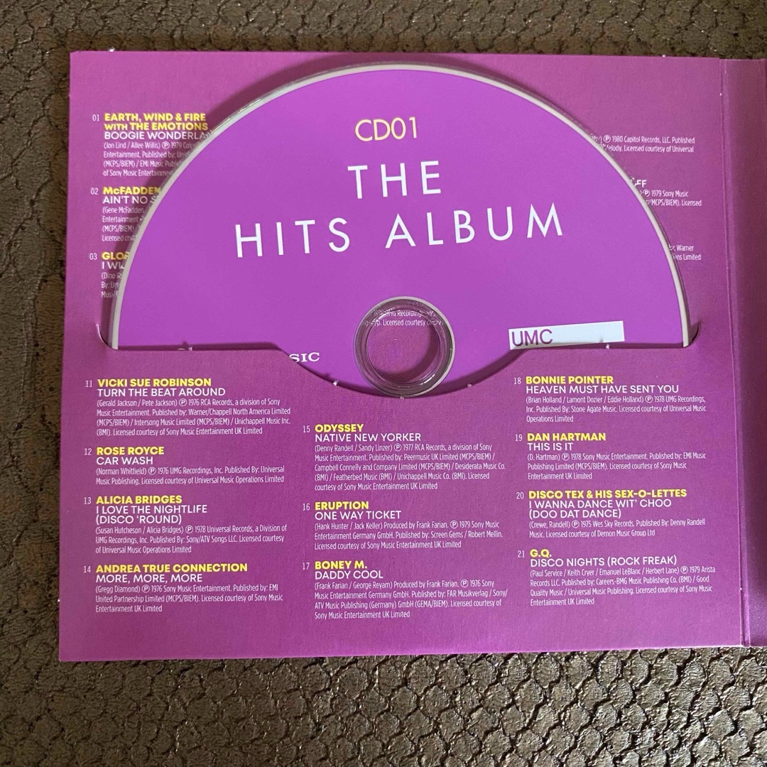 The Hits Album Floorfillers Disco Nights エンタメ/ホビーのCD(クラブ/ダンス)の商品写真