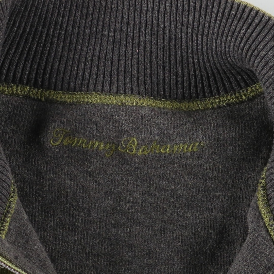古着 TOMMY BAHAMA ハーフジップセーター メンズXL /eaa413745 メンズのトップス(ニット/セーター)の商品写真