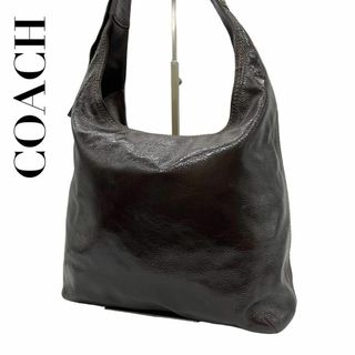 コーチ(COACH)のCOACH コーチ　s74　斜め掛け　12387　エナメル　ショルダーバッグ　茶(ショルダーバッグ)