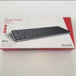 マイクロソフト(Microsoft)の新品未開封　Wedge Mobile Keyboard U6R-00022(PC周辺機器)