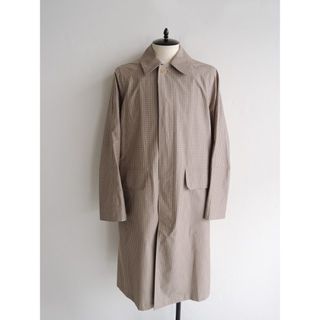 オーラリー(AURALEE)のAURALEE   FINX WEATHER CLOTH CHECK COAT(ステンカラーコート)