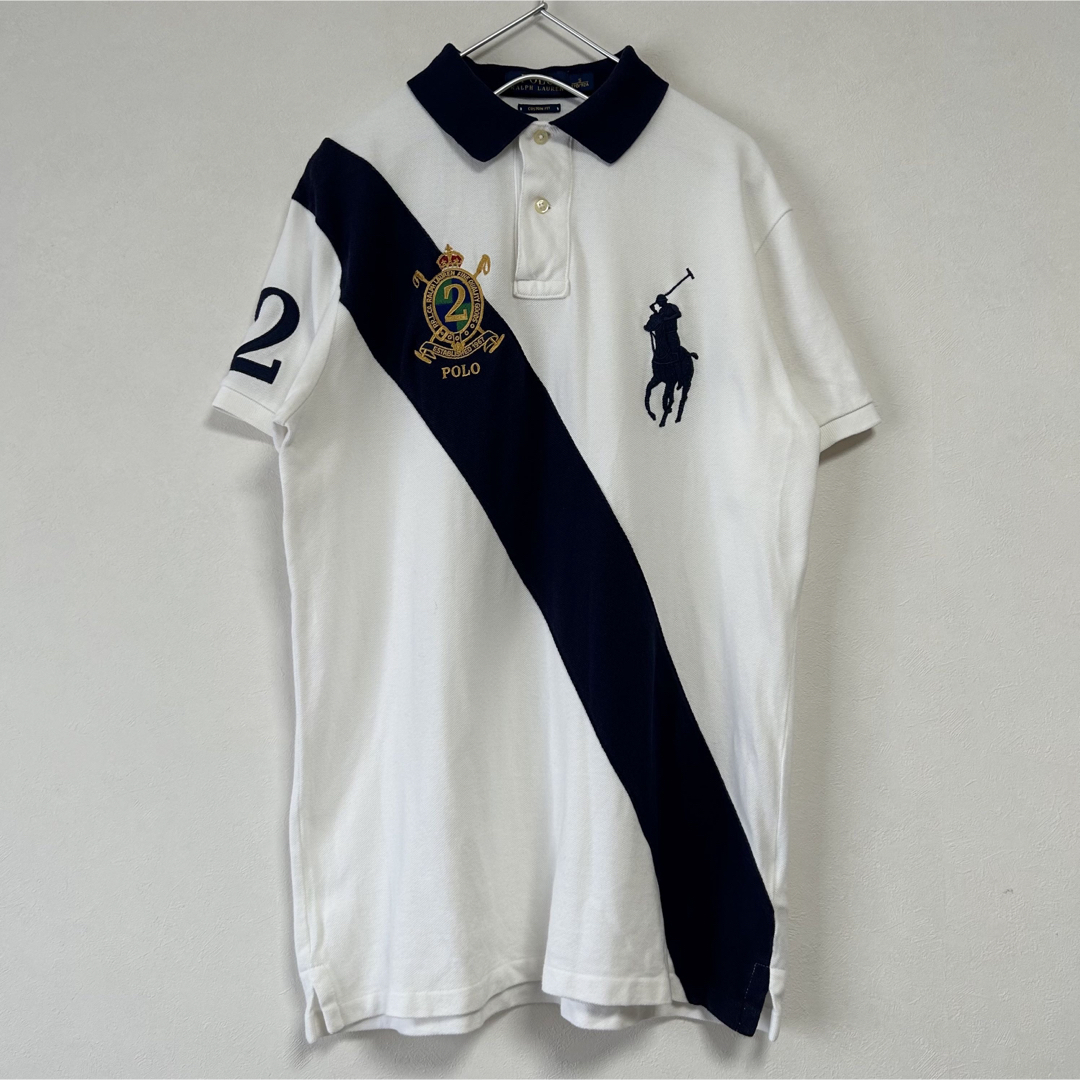 美品 90s POLO Ralph Lauren 半袖ポロシャツ ビッグポニー