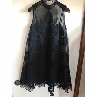 レッドヴァレンティノ(RED VALENTINO)のRED Valentino  レッド ヴァレンティノ　レース　ワンピース　ドレス(ひざ丈ワンピース)