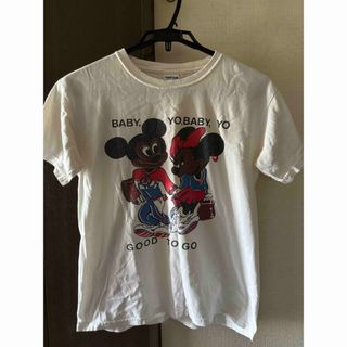 Disney - ミッキーミニー　HIPHOP  Tシャツ　ヴィンテージ