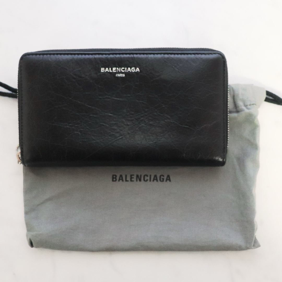 Balenciaga(バレンシアガ)のバレンシアガ　519641 レザー　エッセンシャル　 ラウンドジップウォレット メンズのファッション小物(長財布)の商品写真