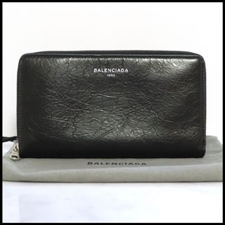 Balenciaga - バレンシアガ　519641 レザー　エッセンシャル　 ラウンドジップウォレット