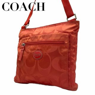 コーチ(COACH)のCOACH コーチ　s74　斜め掛け　f77408　ショルダーバッグ　オレンジ(ショルダーバッグ)