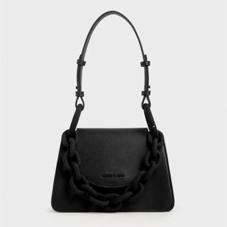 チャールズアンドキース(Charles and Keith)のチャンキーチェーンリンクスモールショルダーバッグ (ショルダーバッグ)