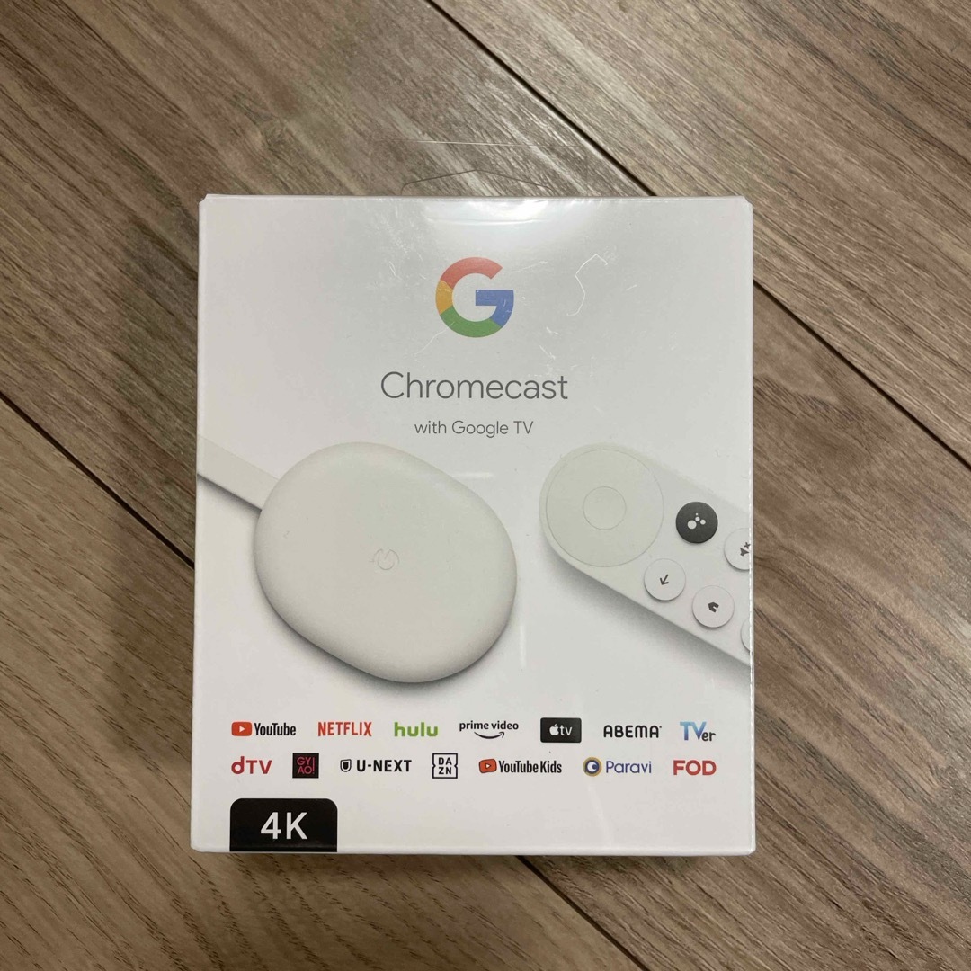 Google(グーグル)のChromecast with Google TV 【4K】 スマホ/家電/カメラのテレビ/映像機器(その他)の商品写真