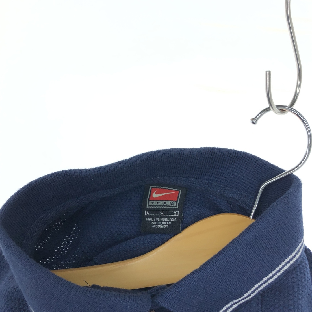 NIKE(ナイキ)の古着 ナイキ NIKE TEAM 半袖 ポロシャツ メンズL /eaa436550 メンズのトップス(ポロシャツ)の商品写真