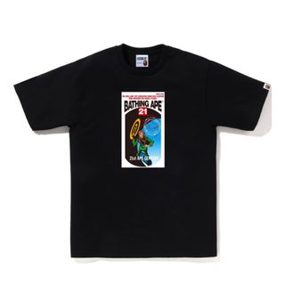 アベイシングエイプ(A BATHING APE)のA BATHING APE アベイシングエイプ Tシャツ ブラック 半袖 Ｓ(Tシャツ(半袖/袖なし))