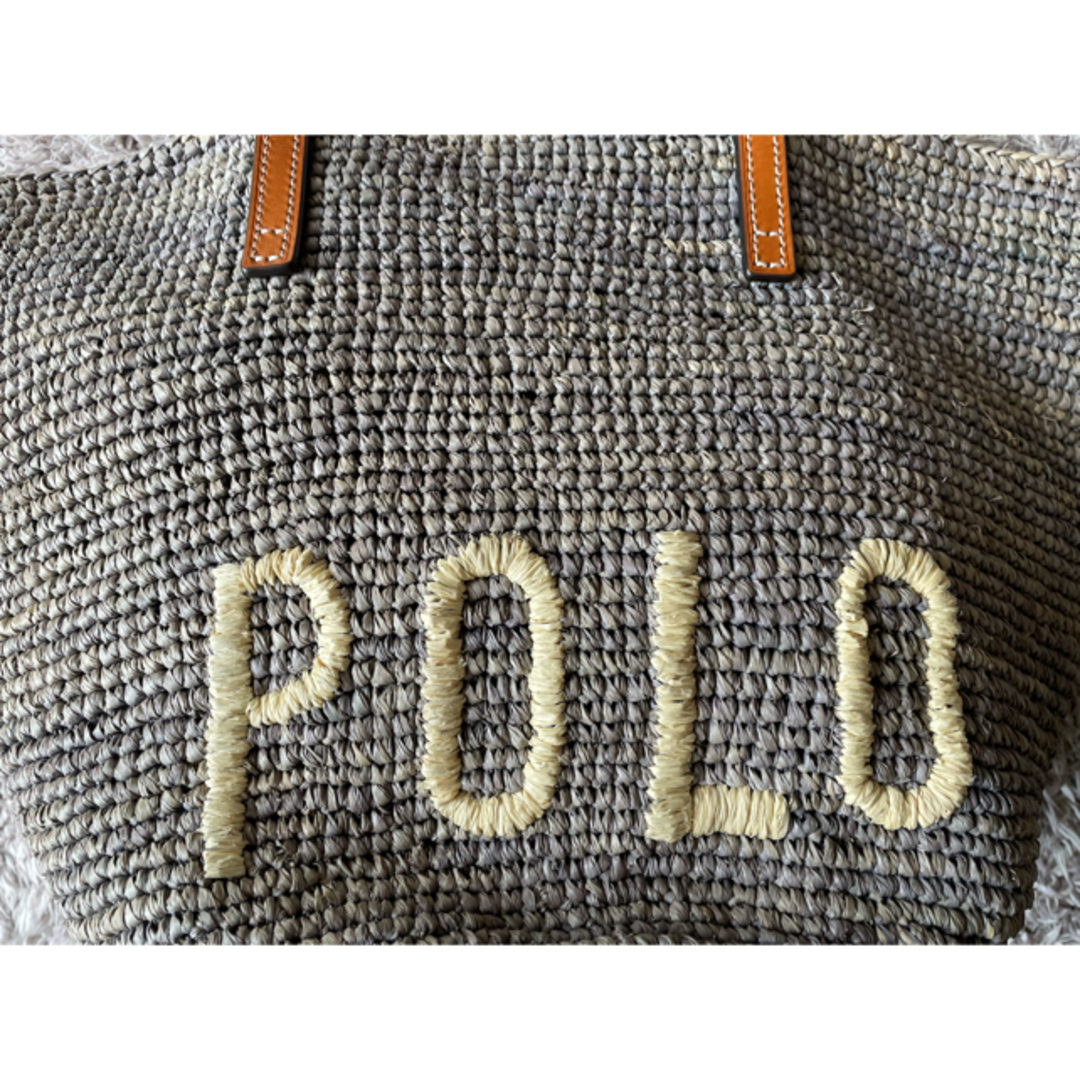 POLO RALPH LAUREN(ポロラルフローレン)の【ポロラルフローレン】 ラフィア トートバッグ/かごバッグ レディースのバッグ(トートバッグ)の商品写真