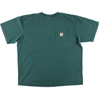 カーハート(carhartt)の古着 カーハート Carhartt ORIGINAL FIT 半袖 ワンポイントロゴポケットTシャツ メンズXXL /eaa313969(Tシャツ/カットソー(半袖/袖なし))