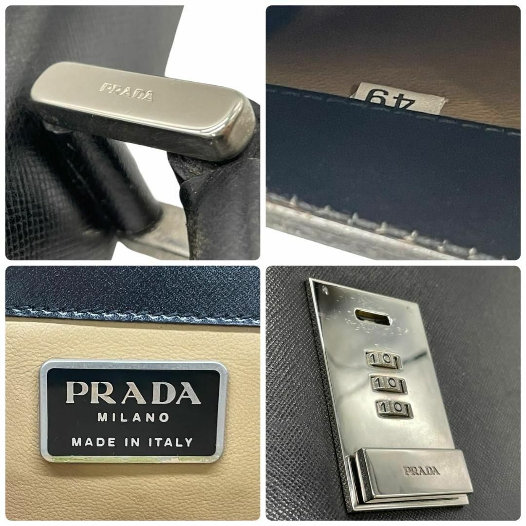 PRADA(プラダ)のPRADA プラダ　s73　ビジネスバッグ　サフィアーノレザー　ダイヤルロック メンズのバッグ(ビジネスバッグ)の商品写真