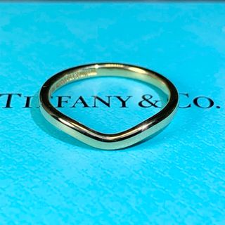 ティファニー(Tiffany & Co.)のTIFFANY&Co.ティファニー 750 カーブドバンドリング(リング(指輪))