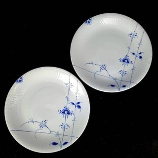 ロイヤルコペンハーゲン(ROYAL COPENHAGEN)の●美品 ◆ ロイヤルコペンハーゲン　ブルーパルメッテ　プレート　2枚(食器)