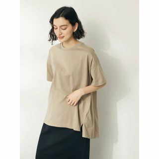 クラフトスタンダードブティック(CRAFT STANDARD BOUTIQUE)の【ベージュ】UVカット / バックテールプルオーバー/24SS(カットソー(長袖/七分))