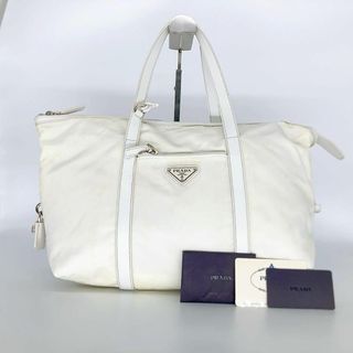 プラダ(PRADA)のPRADA トートバッグ　ナイロン　三角ロゴプレート　レザー　BR3248(トートバッグ)