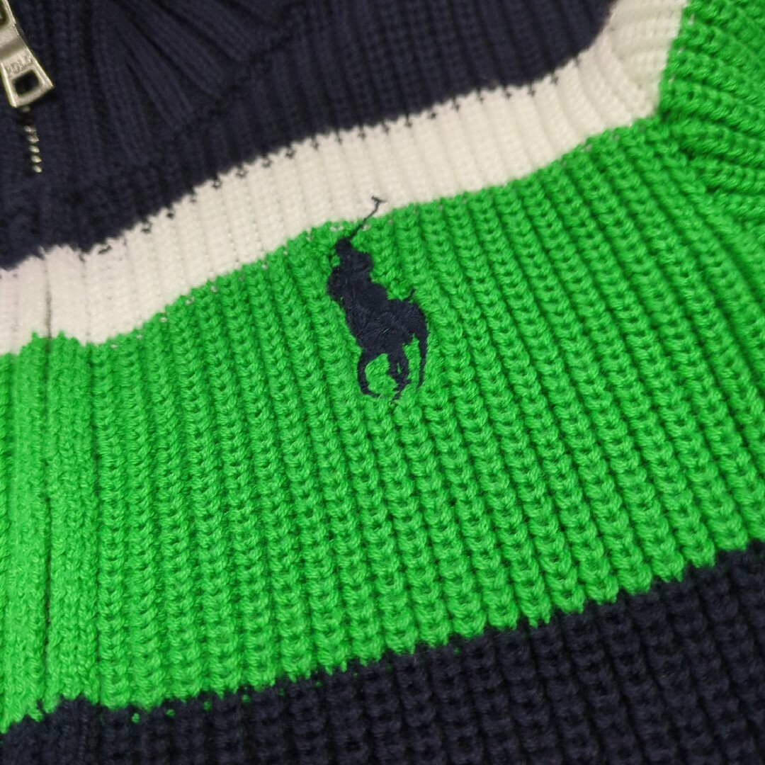 polo Ralph Lauren　フルジップニット　100サイズ キッズ/ベビー/マタニティのキッズ服男の子用(90cm~)(ニット)の商品写真