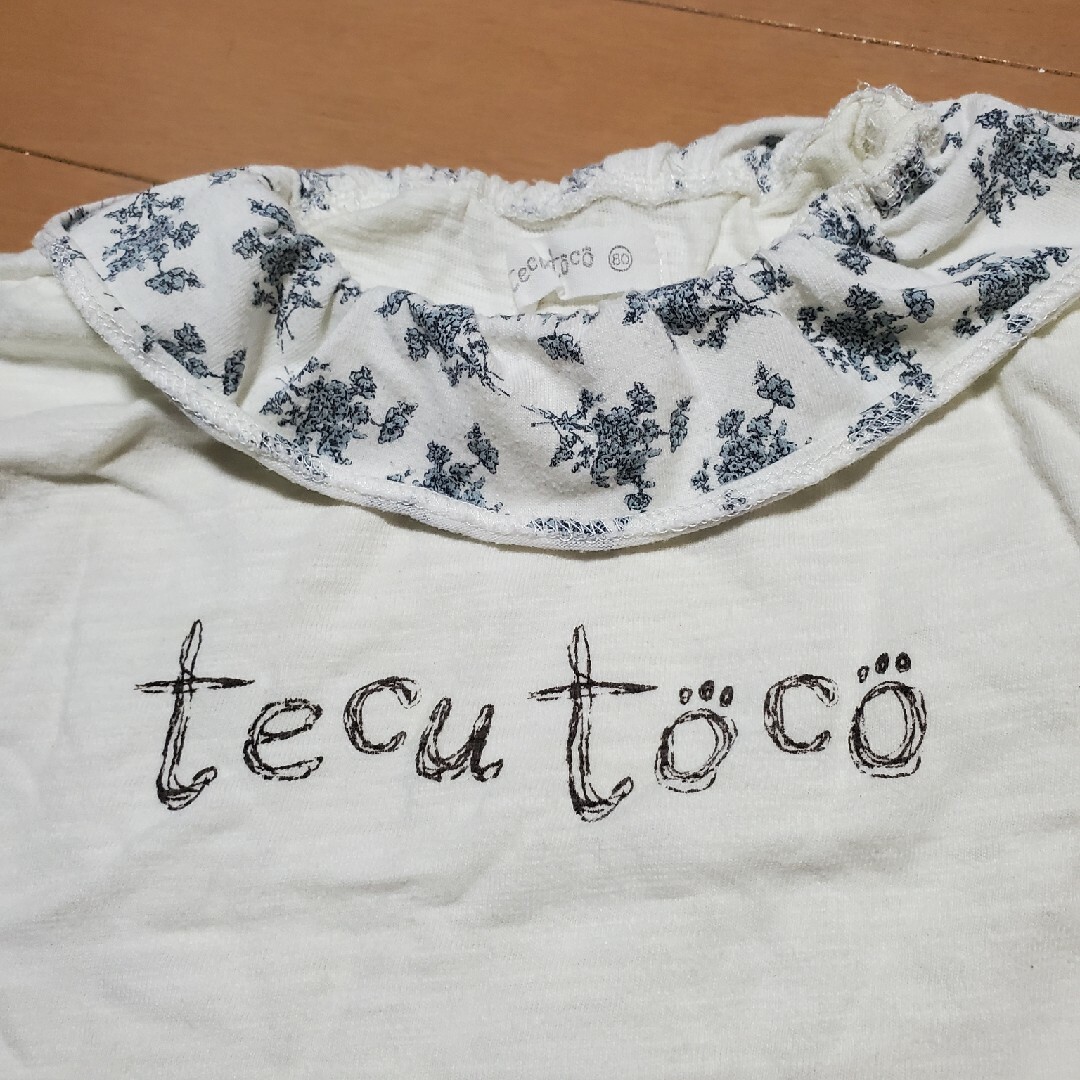 80cm/tecu toco　可愛いトップス キッズ/ベビー/マタニティのベビー服(~85cm)(シャツ/カットソー)の商品写真