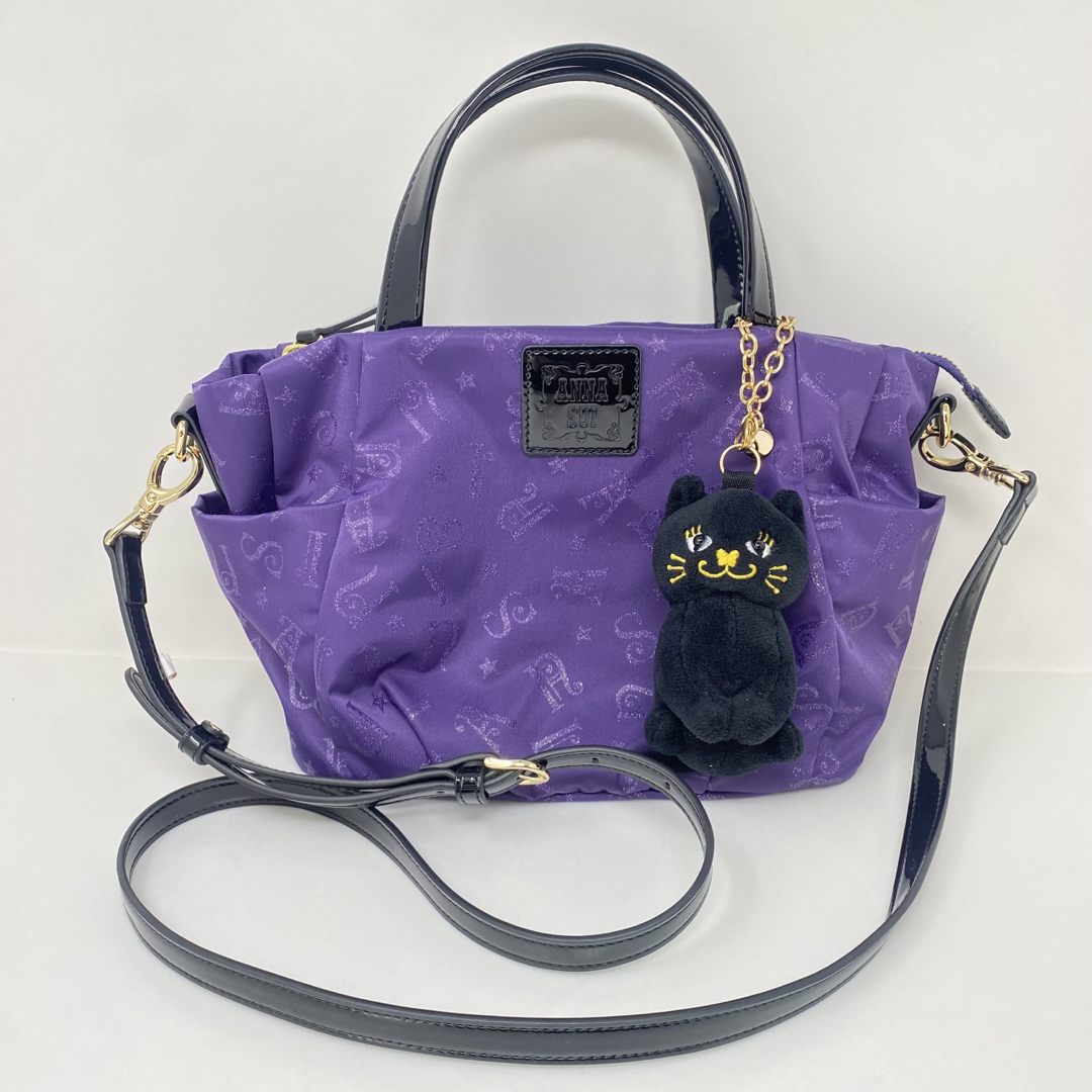 ANNA SUI(アナスイ)の✨先着1点限り✨ANNA SUI アナスイ トートバッグ ホーリー パープル 猫 レディースのバッグ(トートバッグ)の商品写真