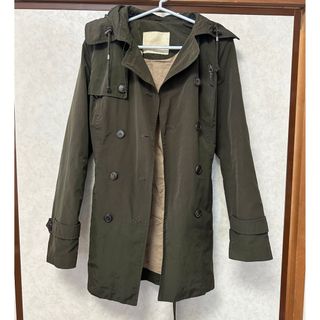 ザラ(ZARA)のZARA 春コート カーキ スプリングコート XS(ロングコート)