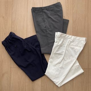 ユニクロ(UNIQLO)のユニクロ　GU カジュアルパンツ　サイズS 3本セット(カジュアルパンツ)