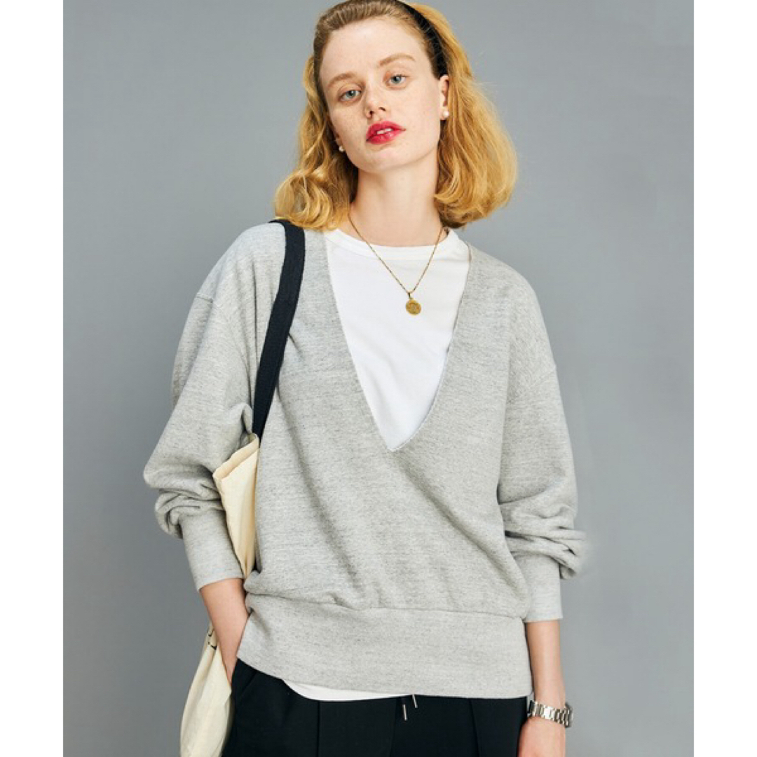 Shinzone(シンゾーン)のTHE SHINZONE スウェット V NECK SWEAT  レディースのトップス(トレーナー/スウェット)の商品写真