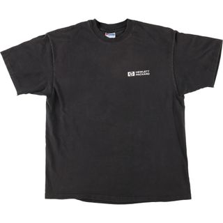 ヘインズ(Hanes)の古着 90年代 ヘインズ Hanes BEEFY-T  HEWLETT PACKARD ヒューレットパッカード バックプリント アドバタイジングTシャツ USA製 メンズL ヴィンテージ/eaa436072(Tシャツ/カットソー(半袖/袖なし))